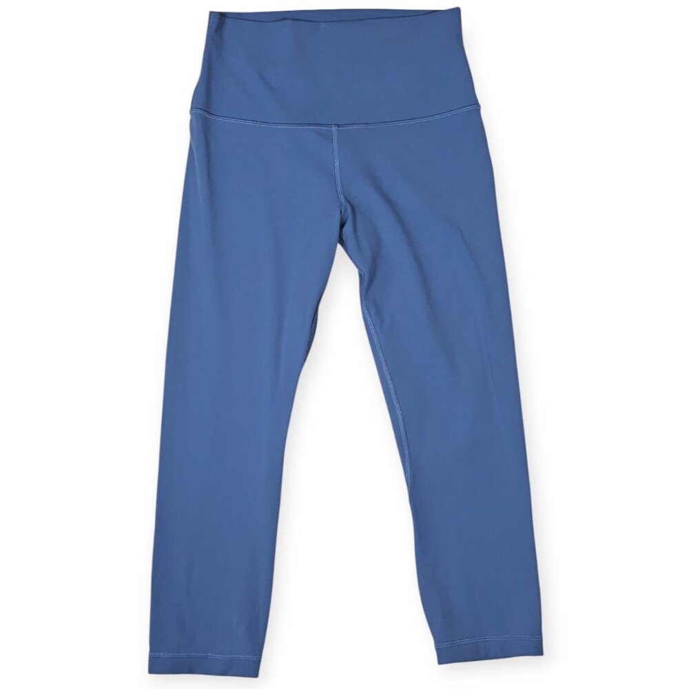 Lululemon | Active Tights | Women's | 8 | Blue | High-Rise Crop